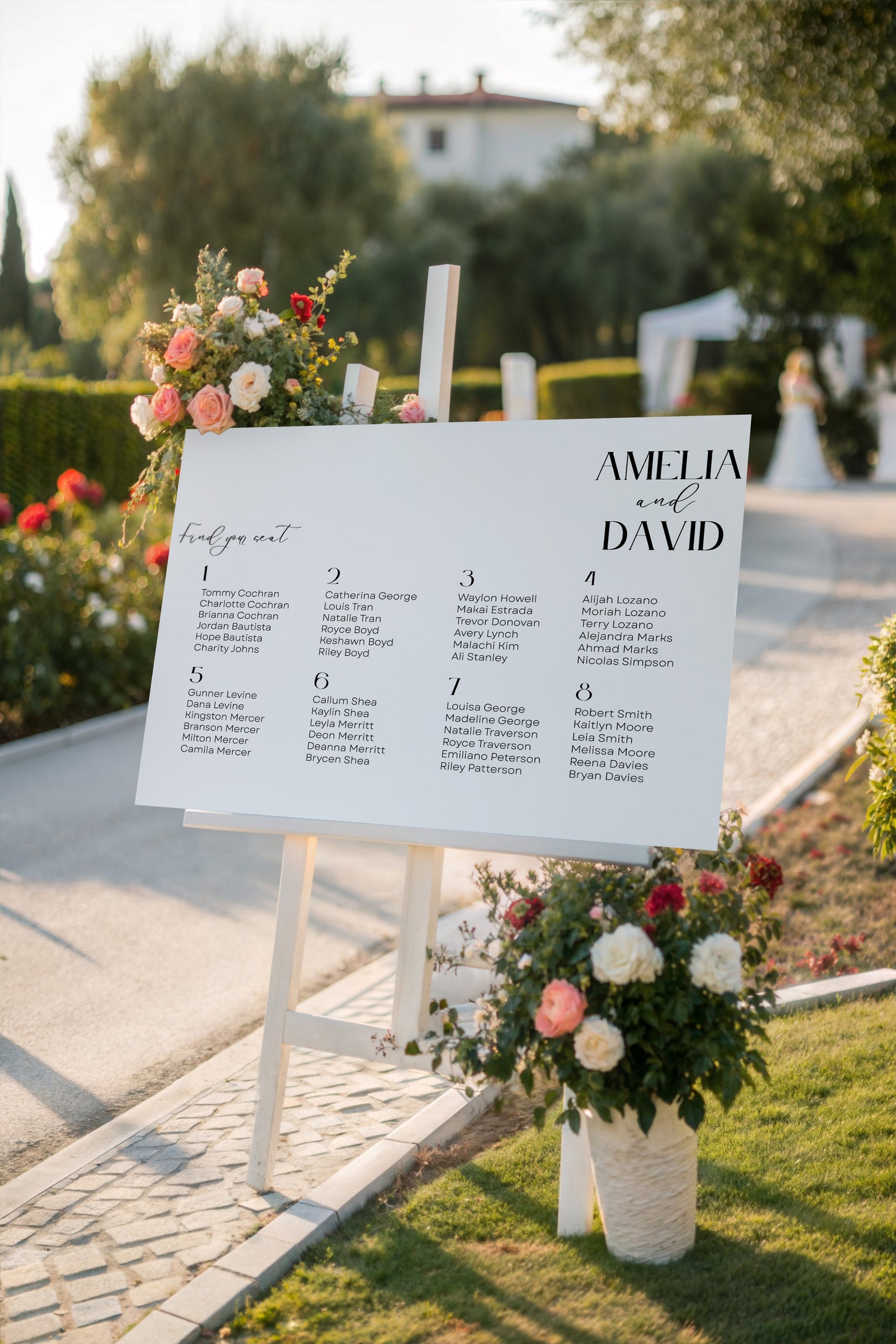 Amelia | Table Plan