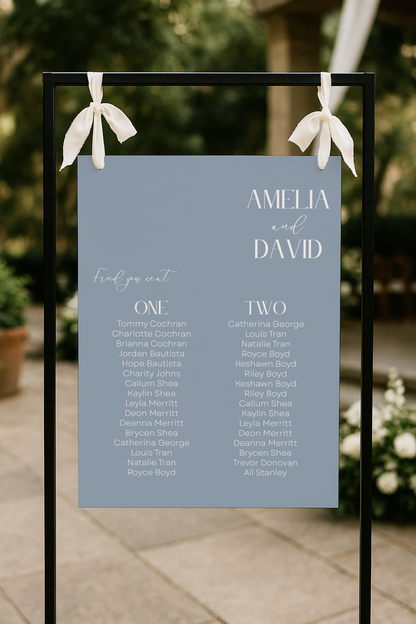 Amelia | Table Plan