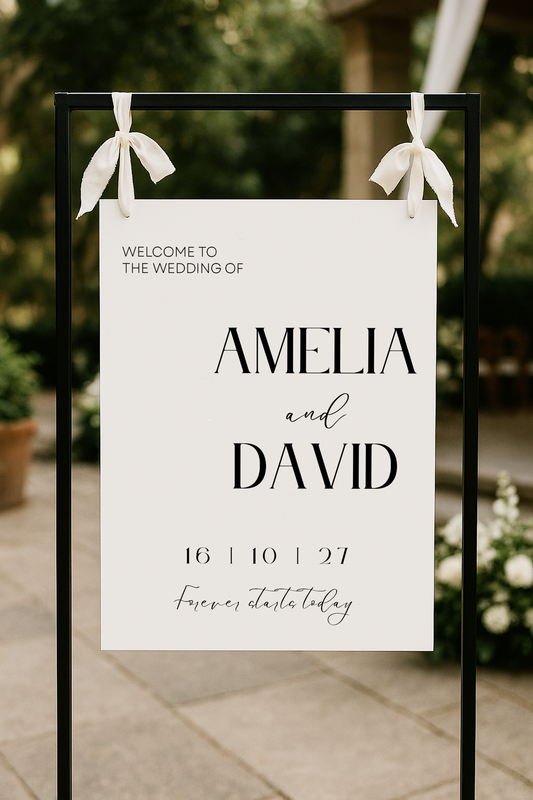 Amelia | Welcome Sign