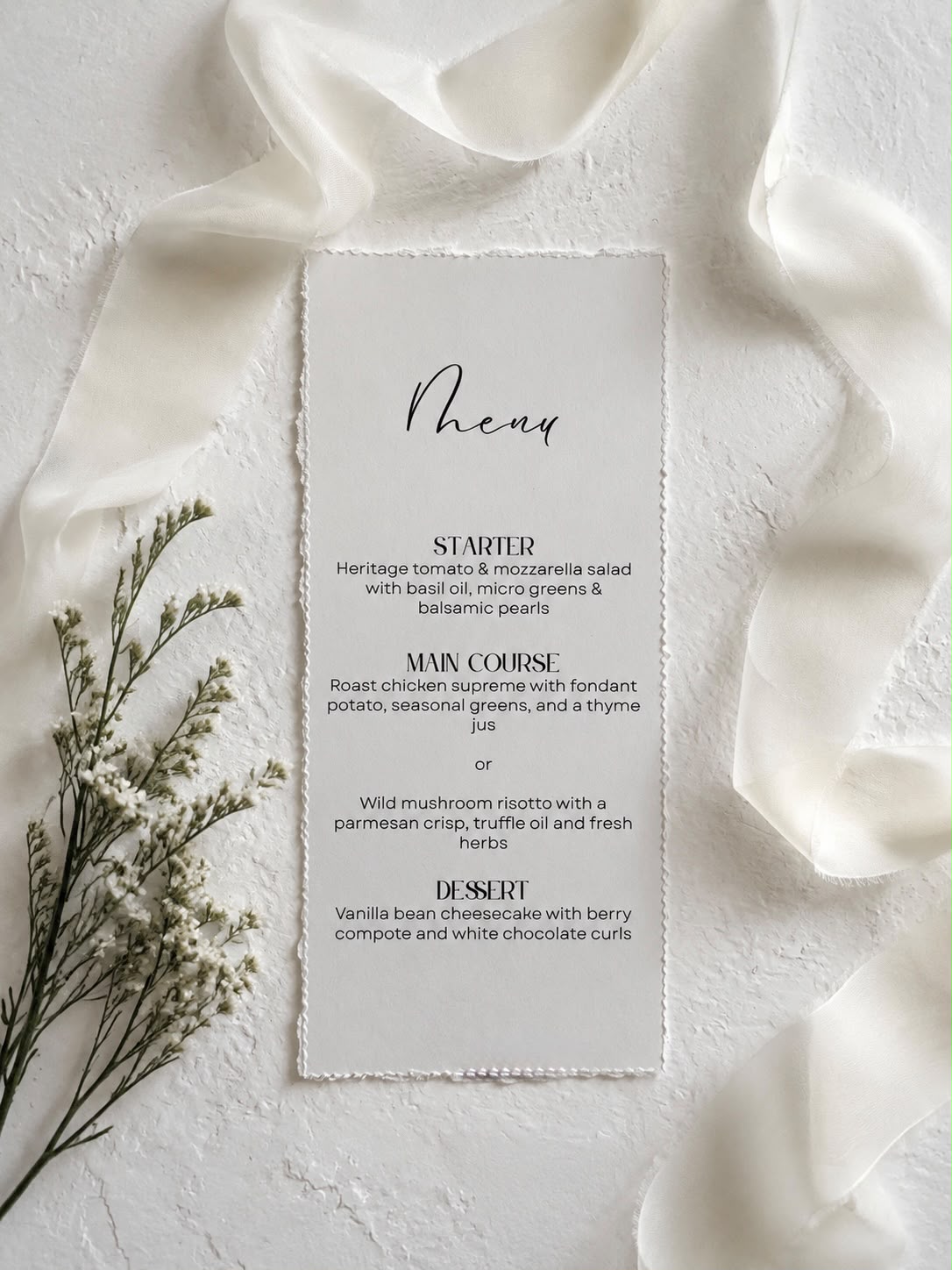 Amelia Menu