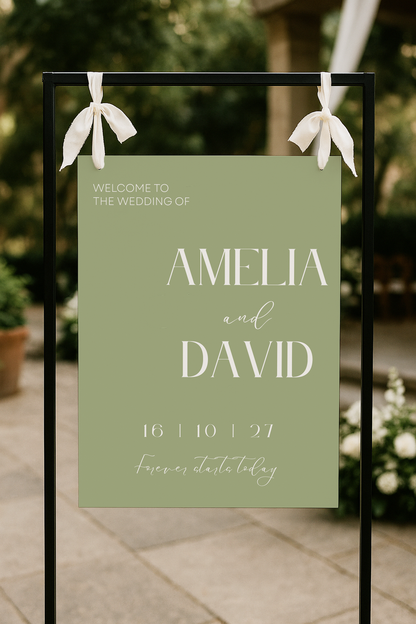 Amelia | Welcome Sign