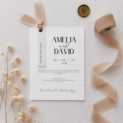 Amelia Invitation | Evening Guest