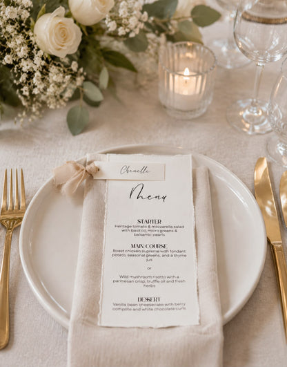 Amelia Menu