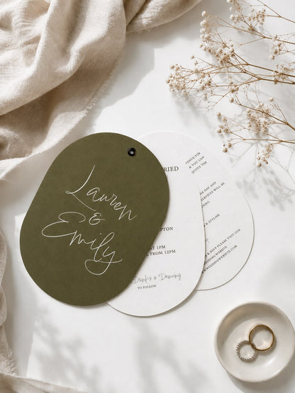 Ava Invitation Suite | Swivel Card
