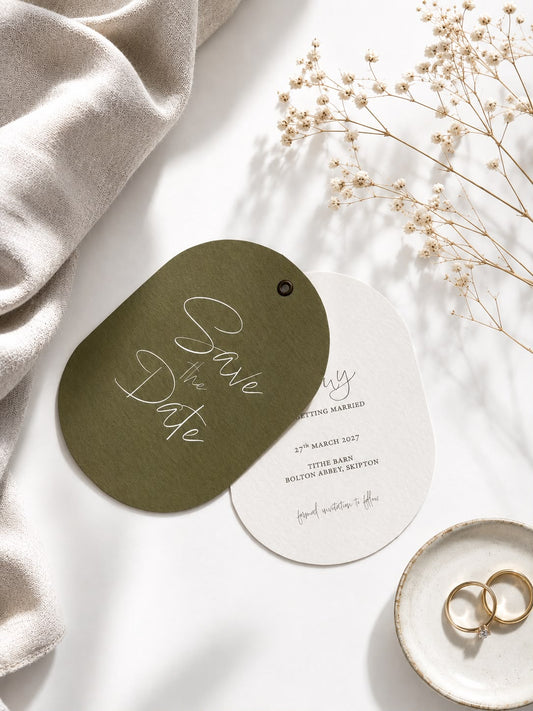 Ava Save the Date | Swivel Card