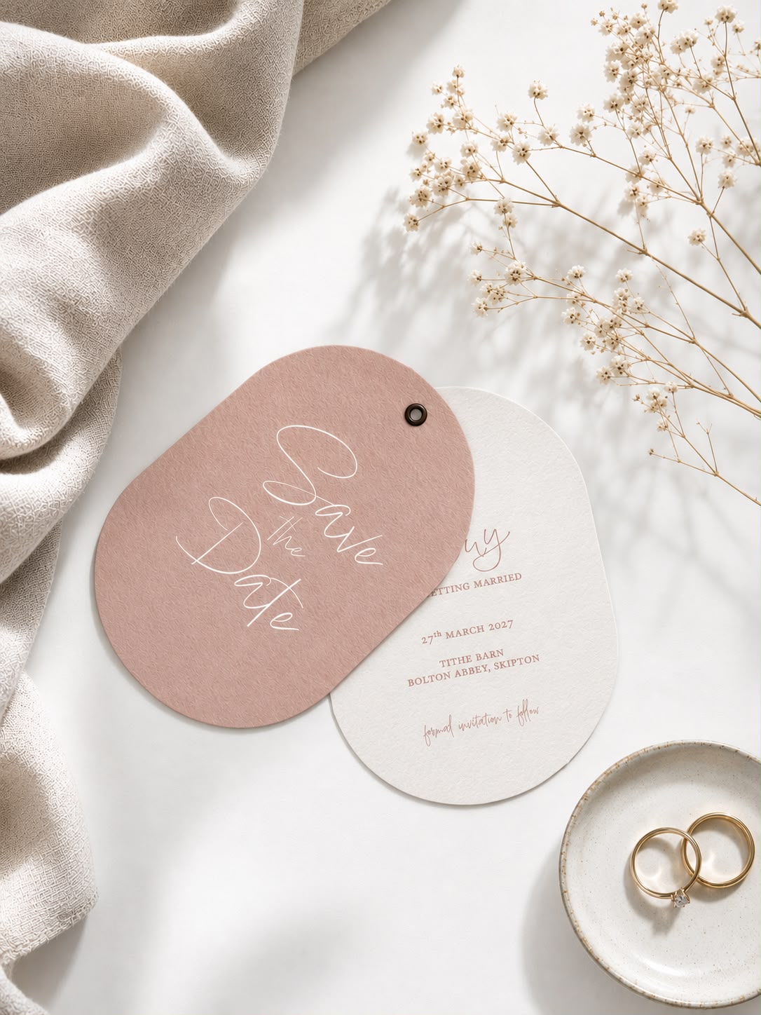 Ava Save the Date | Swivel Card
