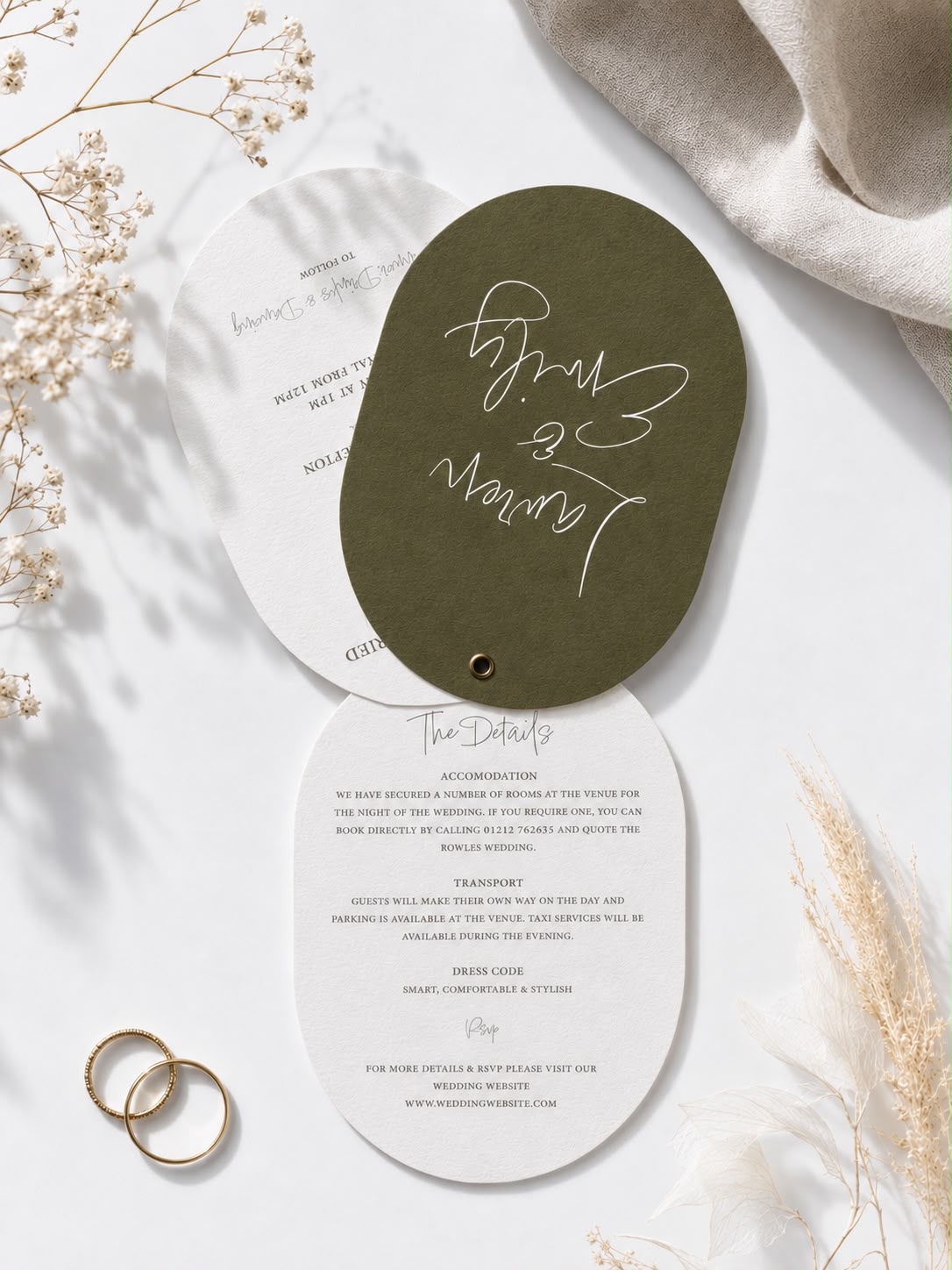 Ava Invitation Suite | Swivel Card
