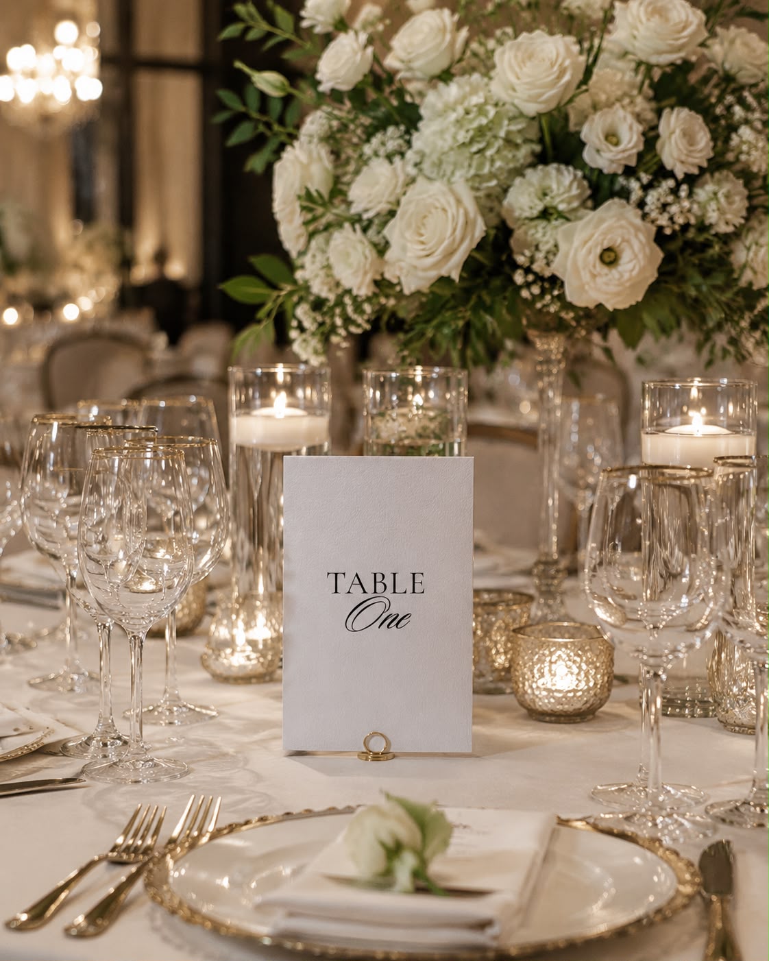 Belle Table Number Cards