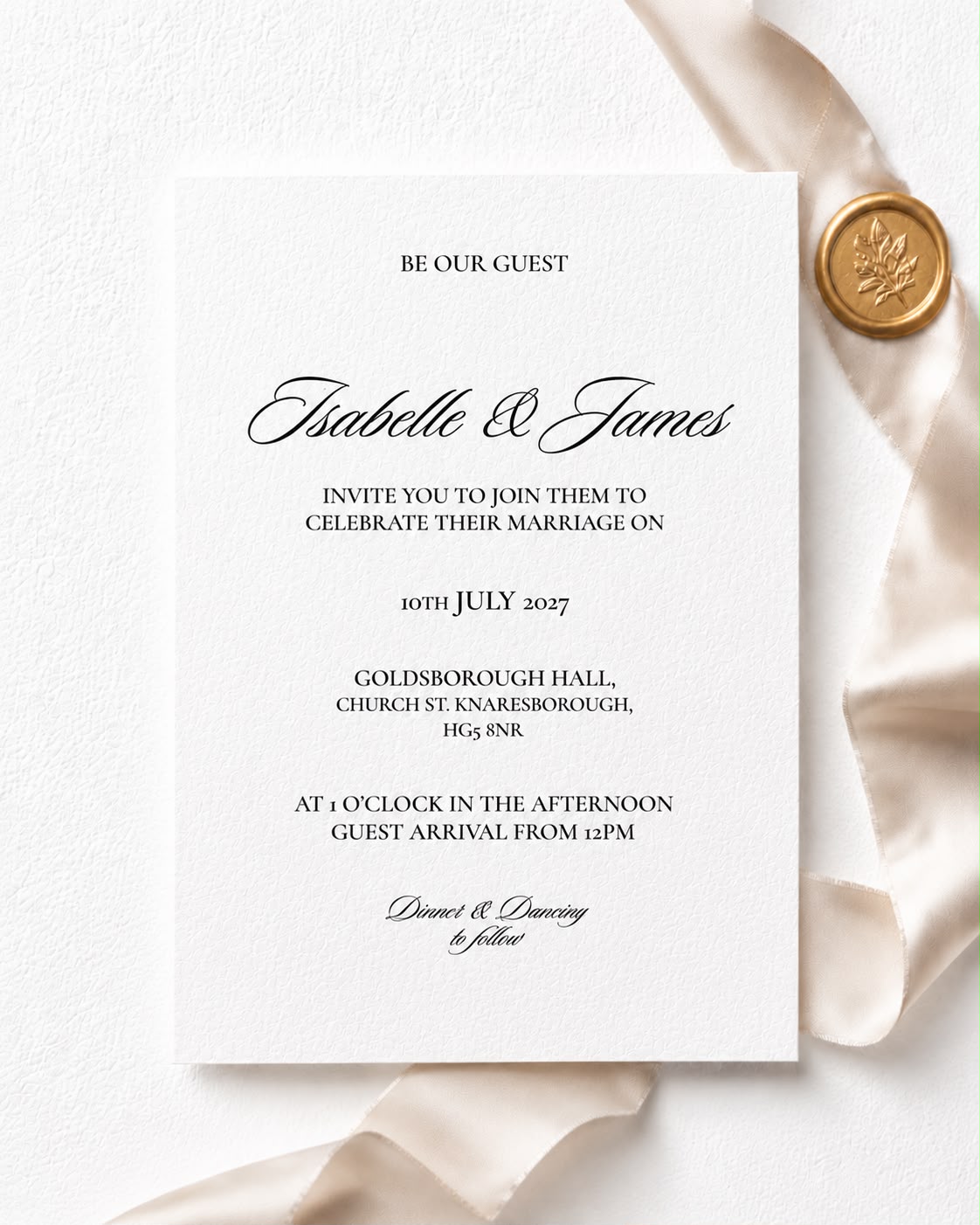 Belle Invitation | Day Guest