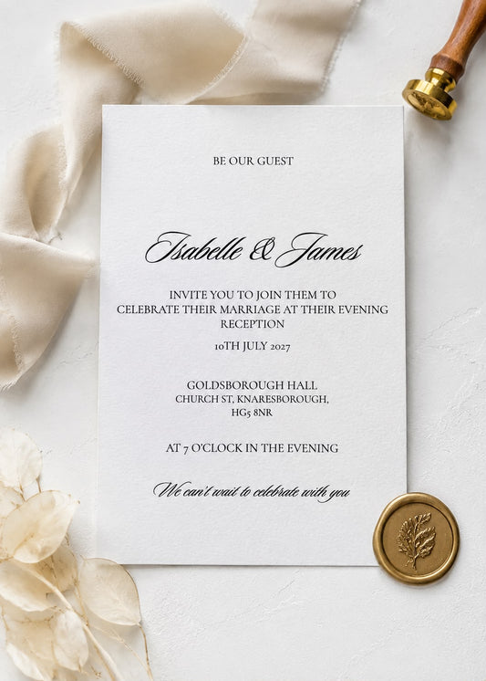 Belle Invitation | Evening Guest