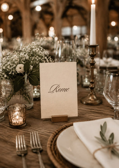 Belle Table Name Cards