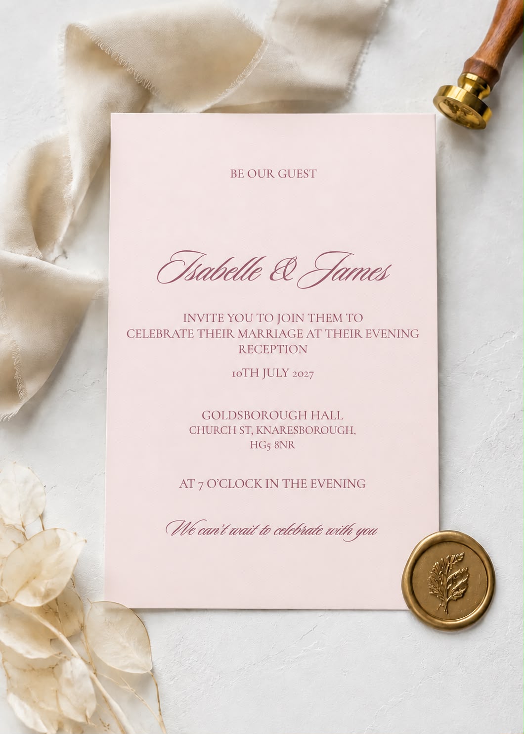 Belle Invitation | Evening Guest