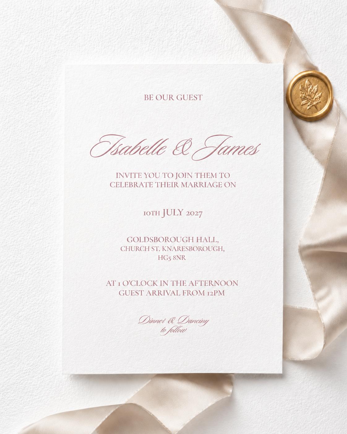 Belle Invitation | Day Guest