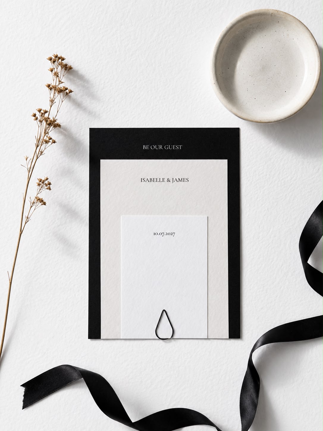 Belle Invitation | Three Card Suite