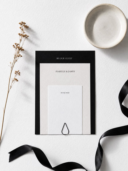 Belle Invitation | Three Card Suite