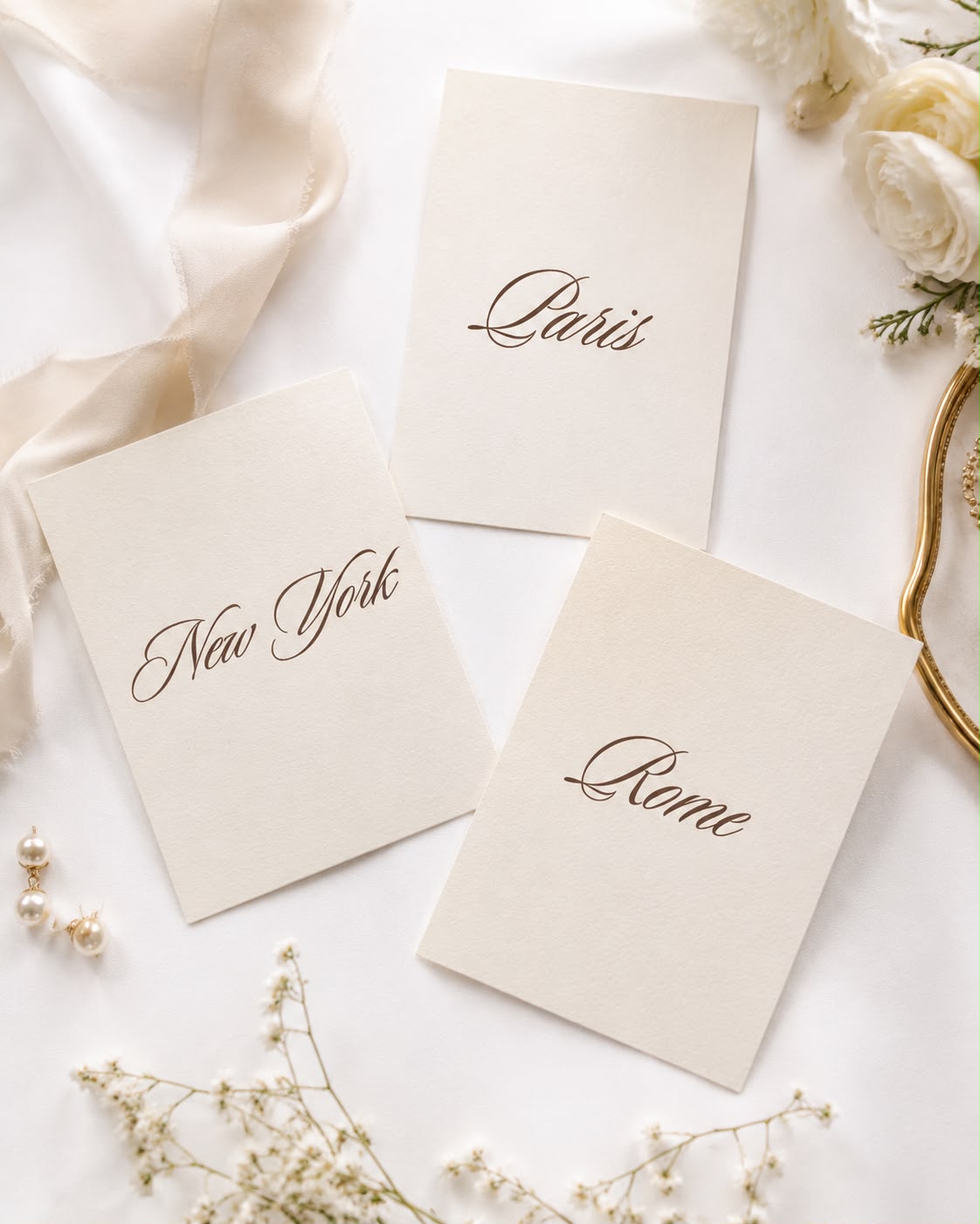 Belle Table Name Cards