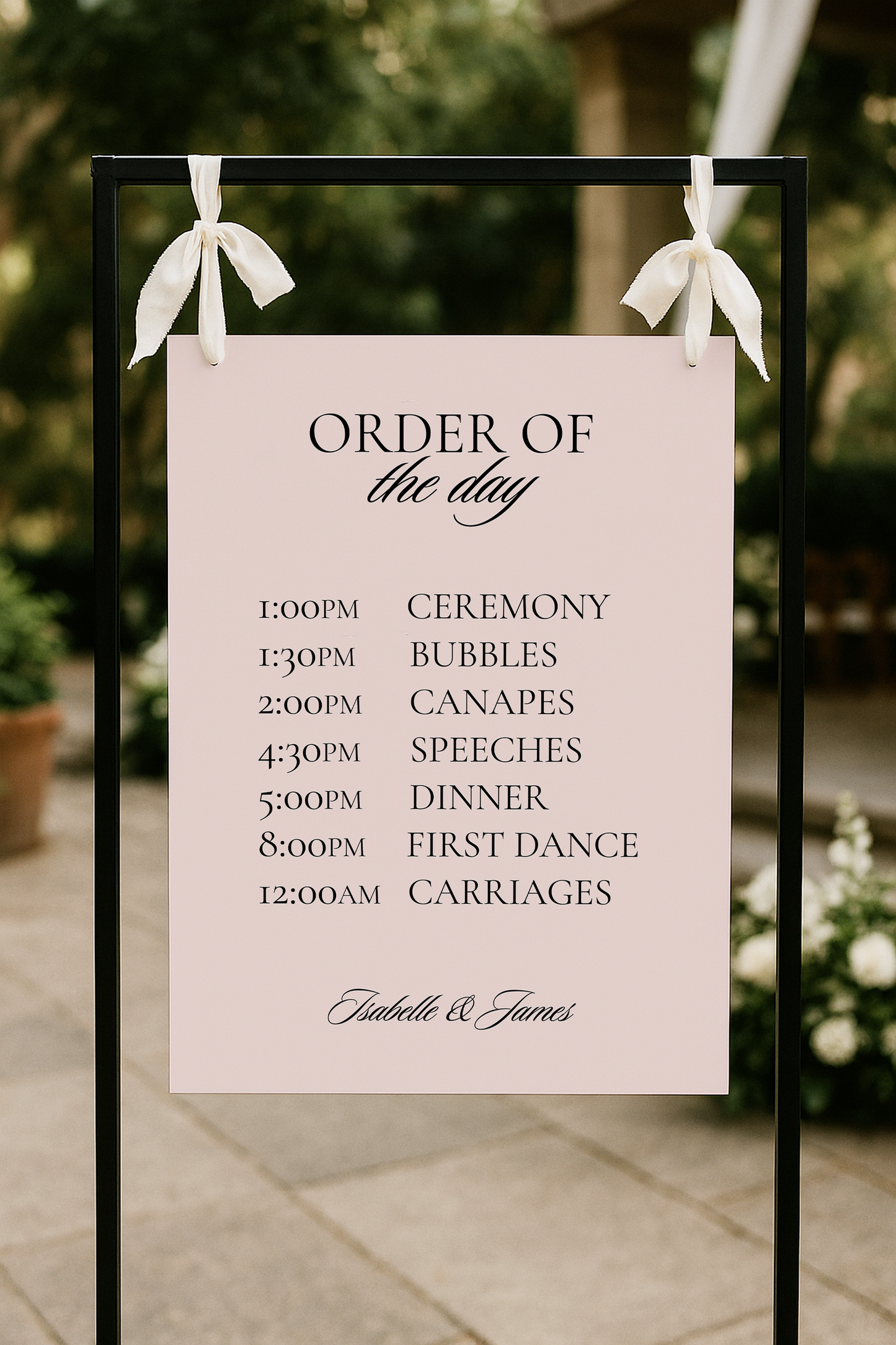 Belle | Order of the Day