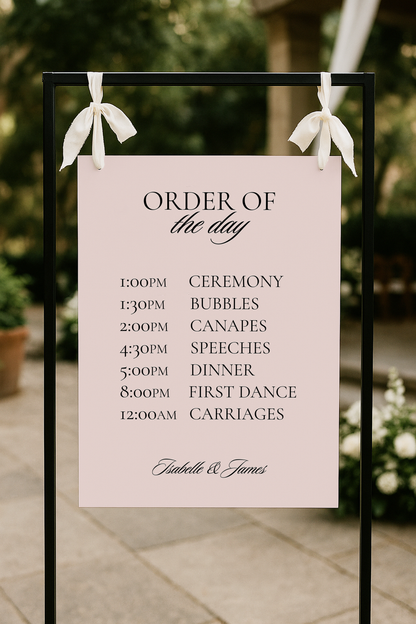 Belle | Order of the Day