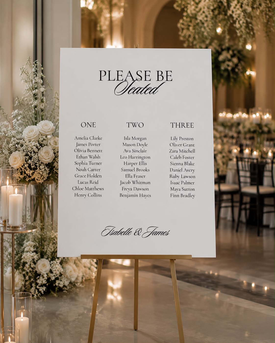 Belle | Table Plan