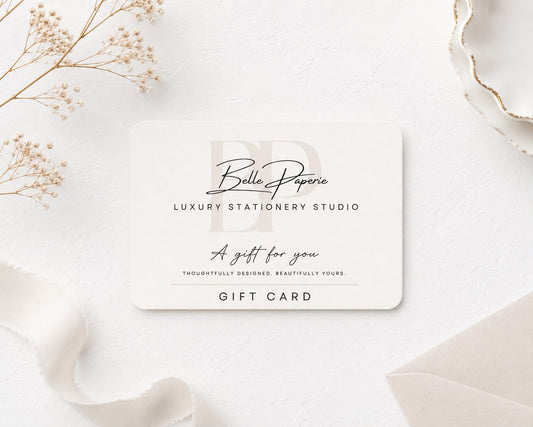 Belle Paperie Gift Card