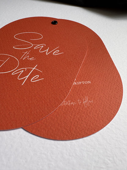 Ava Save the Date | Swivel Card