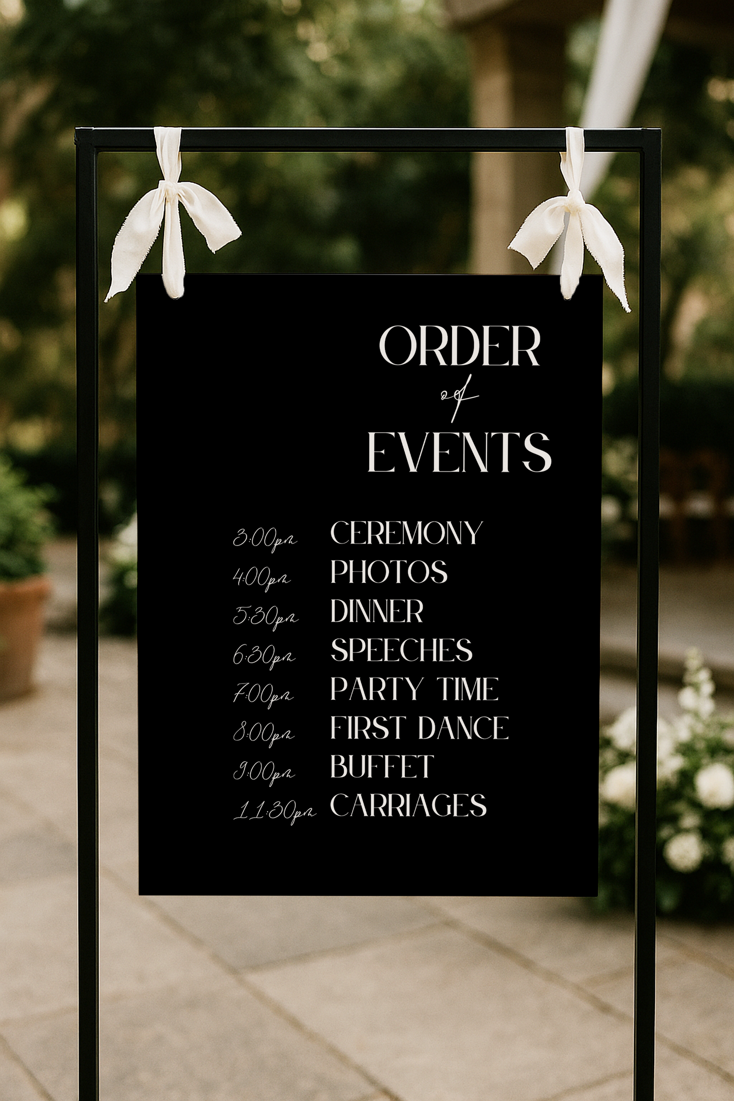Amelia | Order of the Day