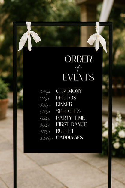 Amelia | Order of the Day