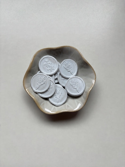 Wax Seal | Silver Pearl
