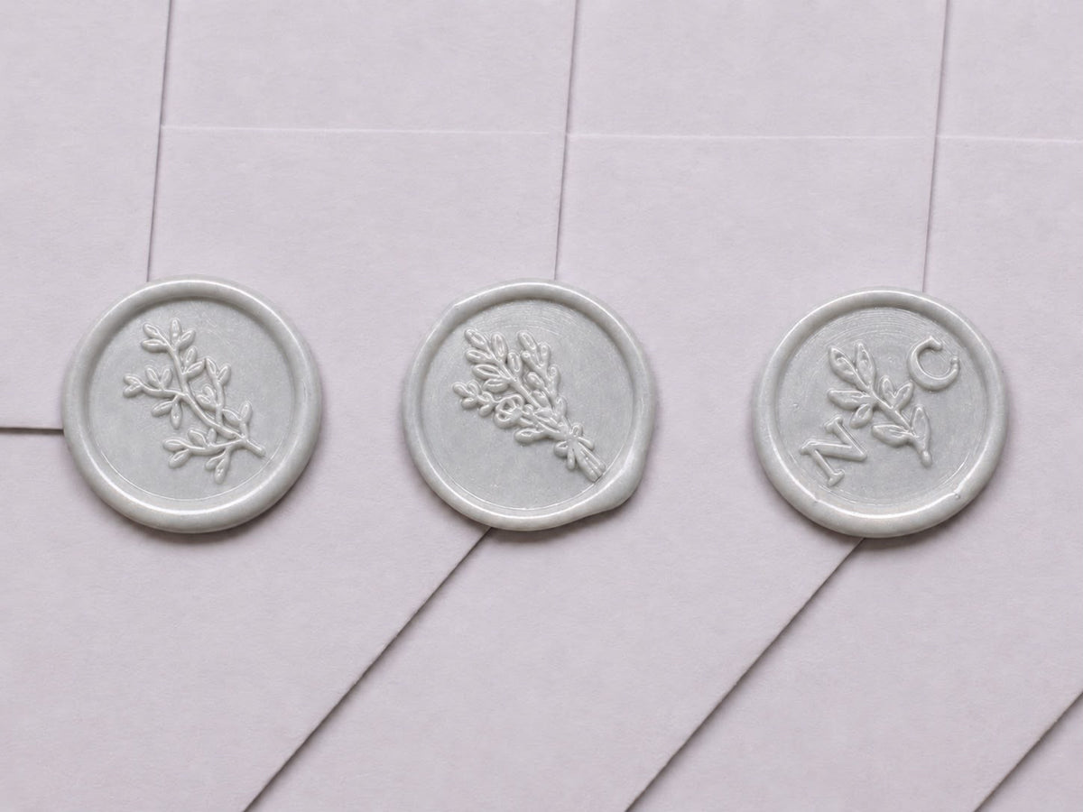 Wax Seal | Silver Pearl