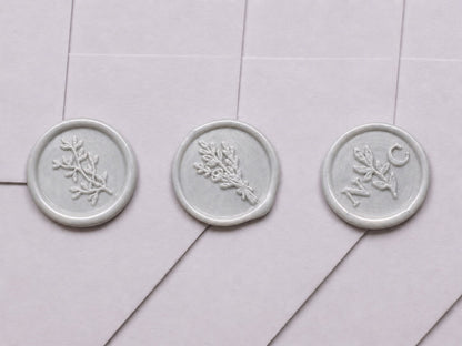 Wax Seal | Silver Pearl